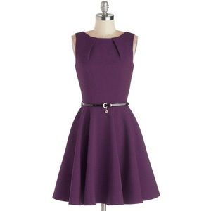 Luck be a Lady Violet Fit and Flare Dress